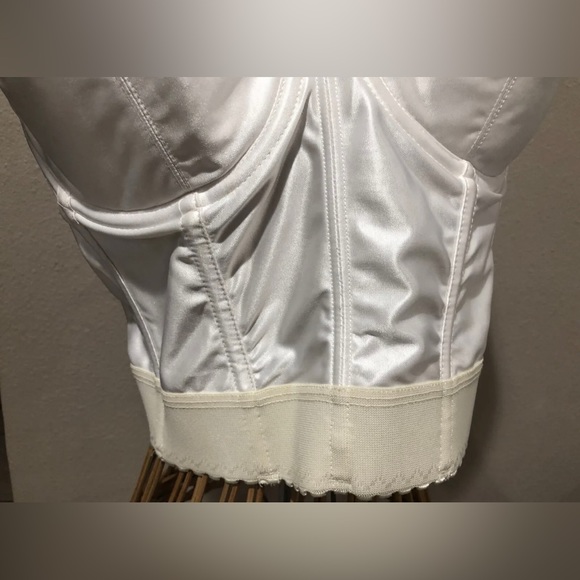 Va Bien Bustiers Bride White Sz-40C Smooth Hourglass #0798 Hook & Eye $75 - Picture 4 of 12